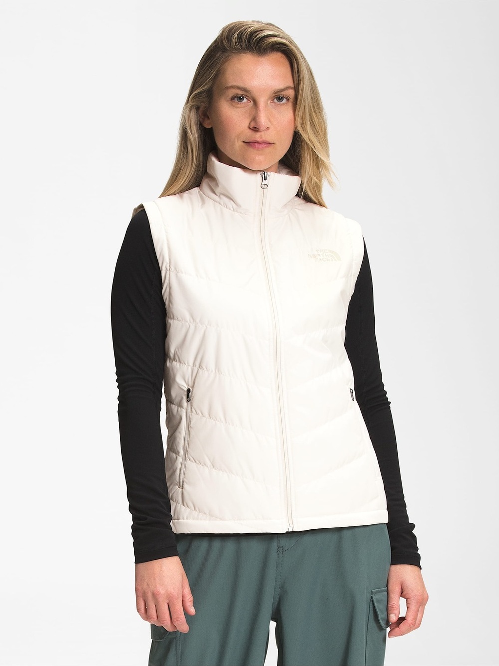 The North Face Women’s Tamburello Quilted Puffer Vest Embroidered Logo Hiking